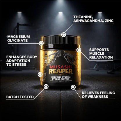 Musashi Reaper Nervous System Stress Matrix 100 Capsules