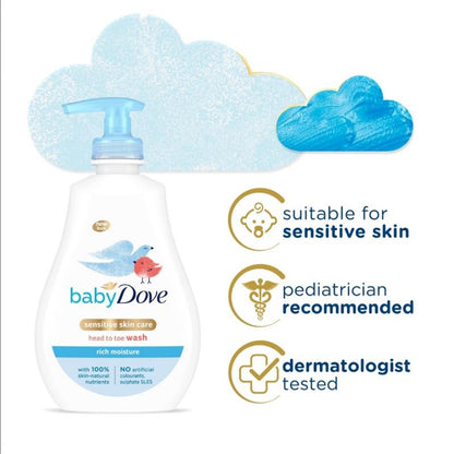 Baby Dove Rich Moisture Baby Wash 400ml