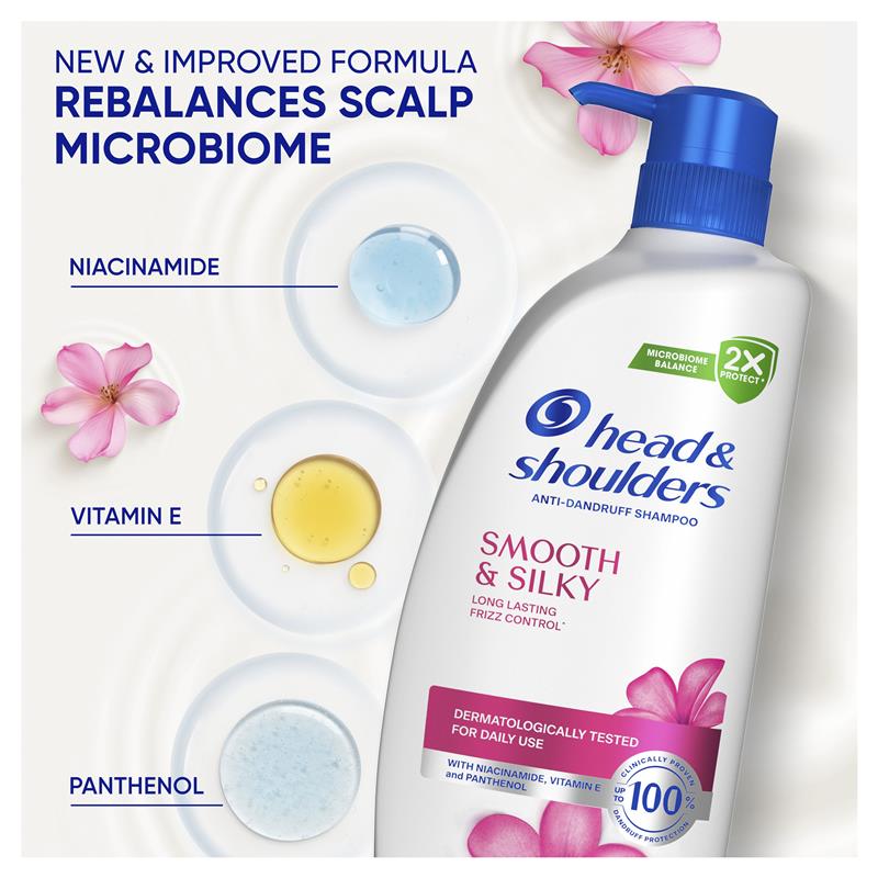 Head & Shoulders Smooth & Silky Shampoo 850ml