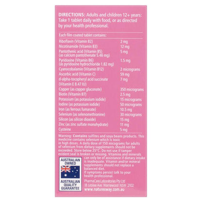 Nature's Way Hair Growth Support + Biotin & Silicon 30 Tablets