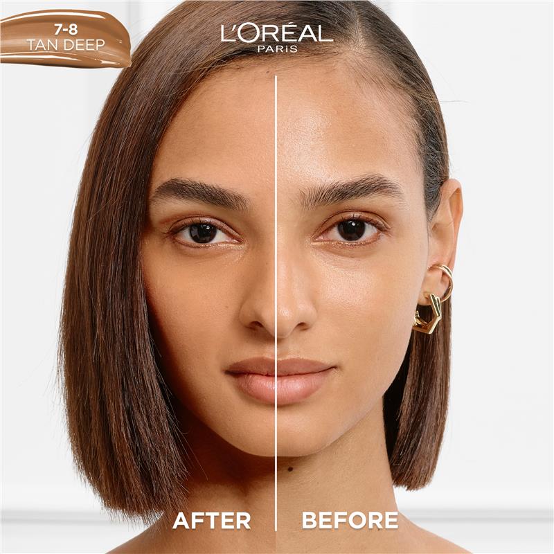 L'Oreal Paris True Match Nude Plumping Tinted Serum Foundation Tan Deep 7-8