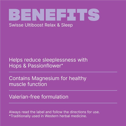 Swisse Ultiboost Relax & Sleep 60 Tablets