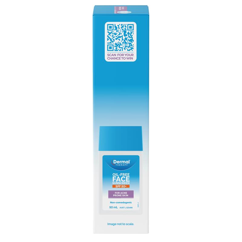Dermal Therapy Oil Free Face Sunscreen SPF50+ 50ml