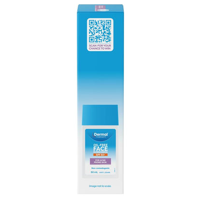Dermal Therapy Oil Free Face Sunscreen SPF50+ 50ml