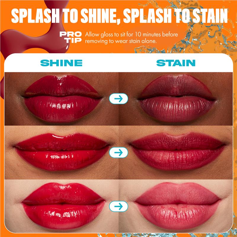 NYX Lip IV Hydrating Gloss Stain Drippin Nude