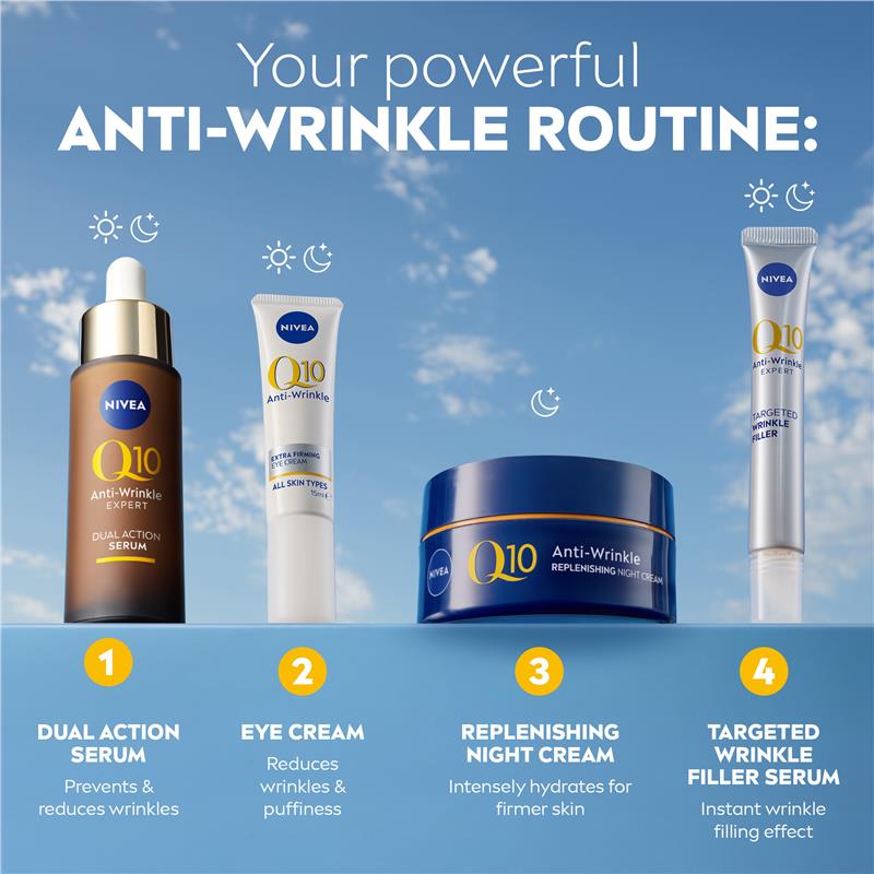 NIVEA Q10 Anti-Wrinkle Replenishing Night Cream 50ml