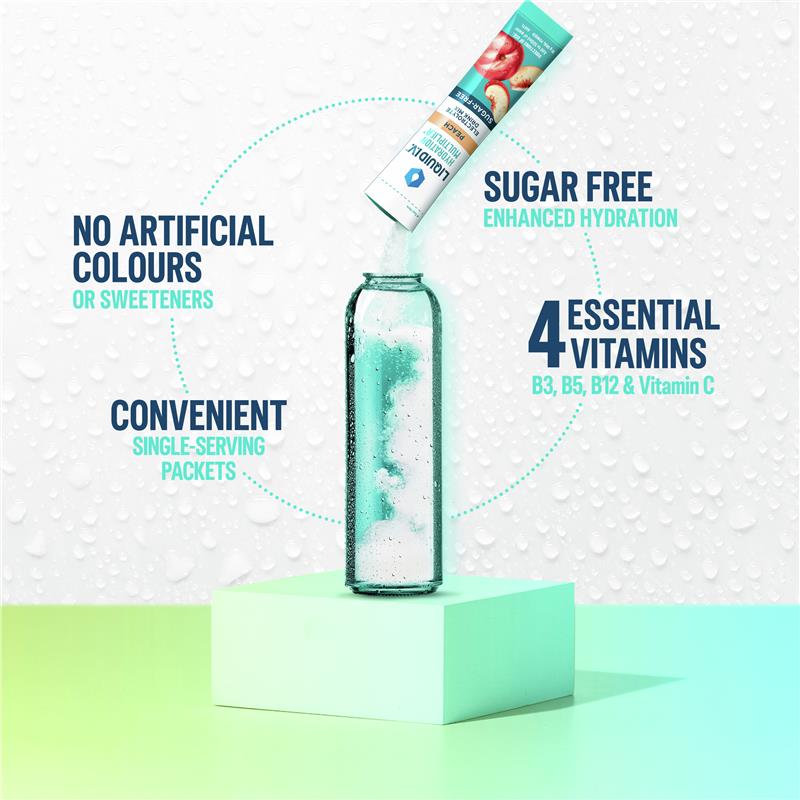 Liquid I.V. Hydration Sugar Free Peach 24 Sachets