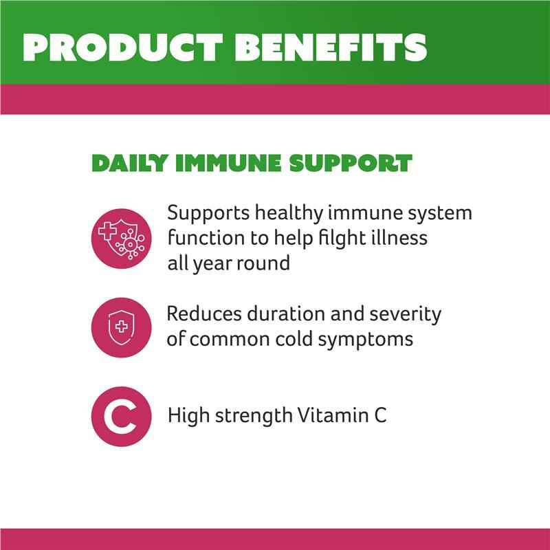 Chewable Vitamin C 1000mg Berry Flavour 60 Tablets