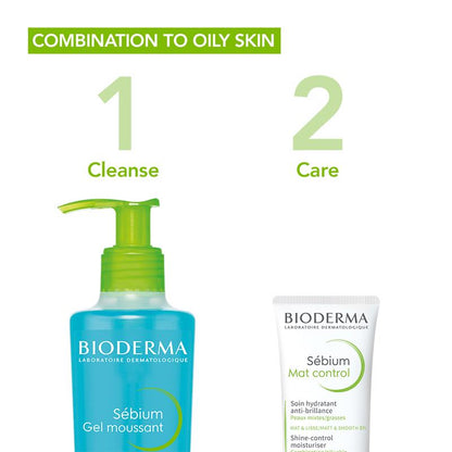 Bioderma Sebium Gel Moussant Gel Cleanser For Oily Skin 200ml