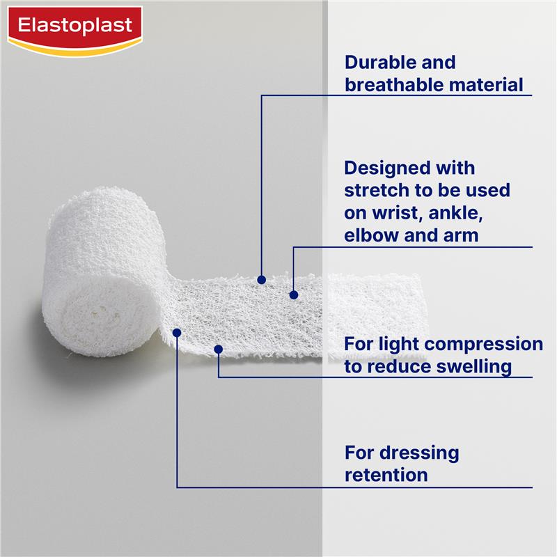 Elastoplast Medium Weight Crepe Bandage 7.5cm x 1.6m