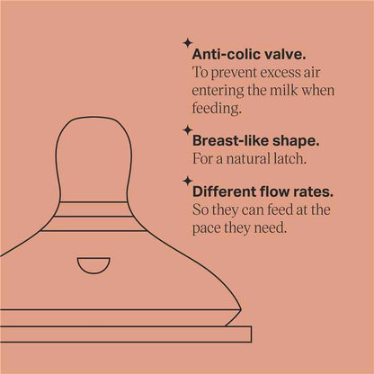 Tommee Tippee Natural Start Fast Flow Teats 2 Pack