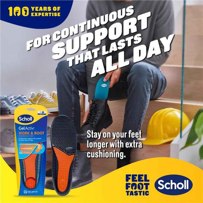 Scholl Gel Activ Insole Work & Boot Large
