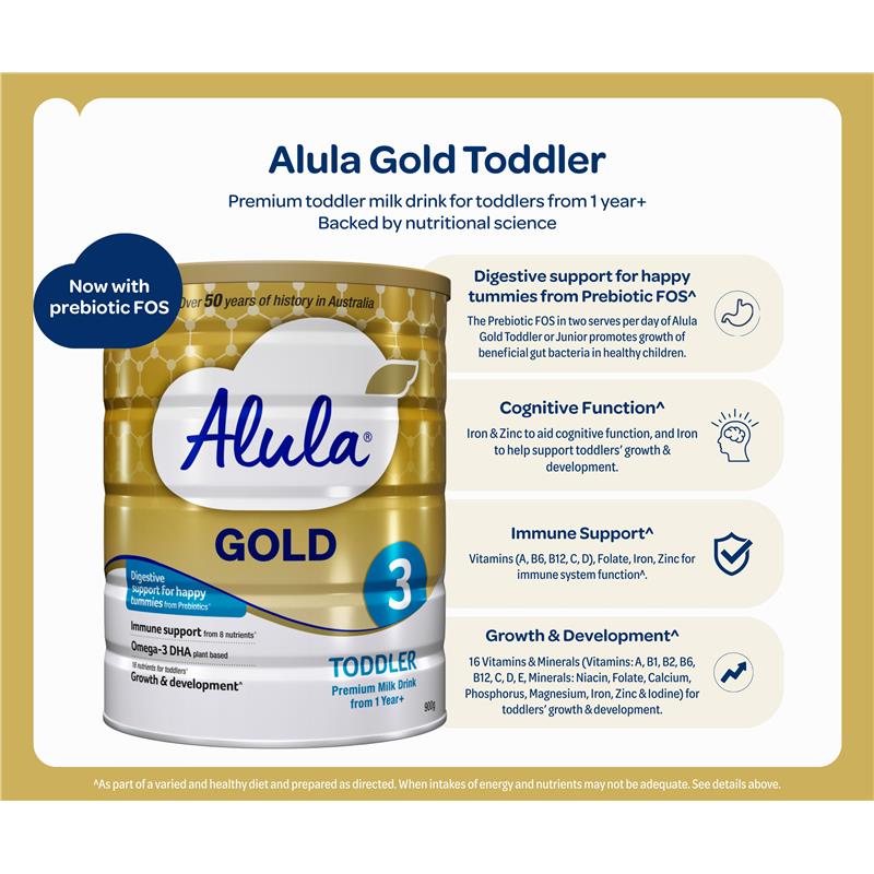 Alula Gold Stage 3 Toddler Milk Drink 1 Year+ 900g