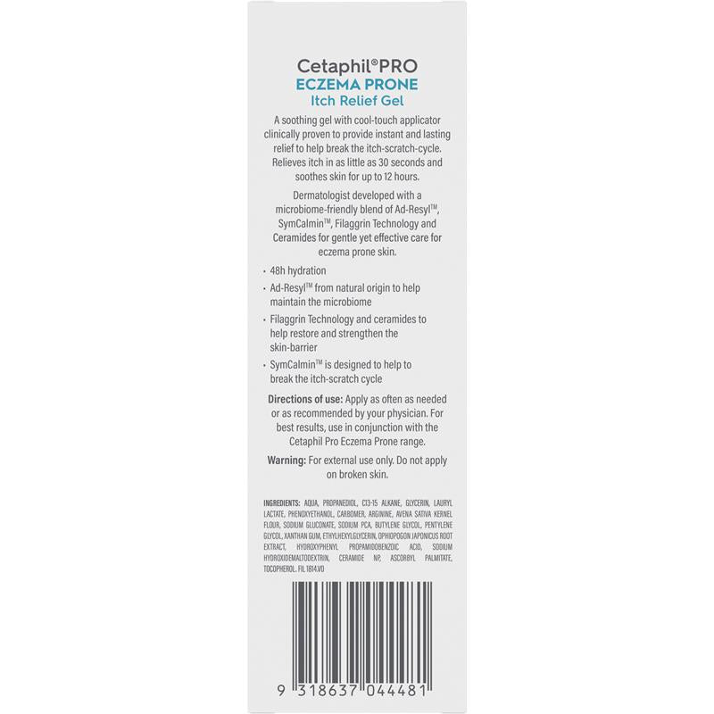 Cetaphil Pro Eczema Prone Itch Relief Gel 59ml