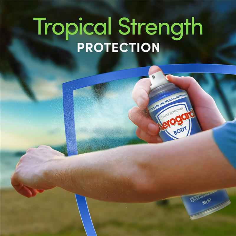 Aerogard Tropical Strength Insect Repellant 150g Aerosol