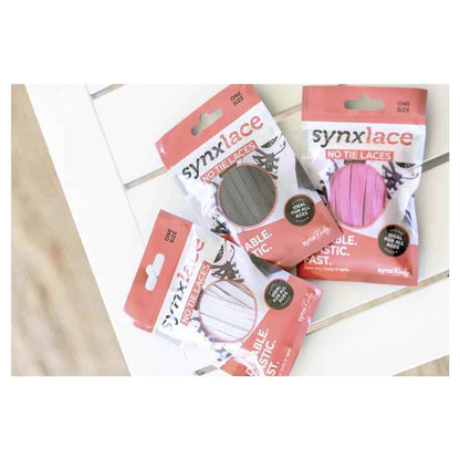 Synxlace No Tie Laces Black