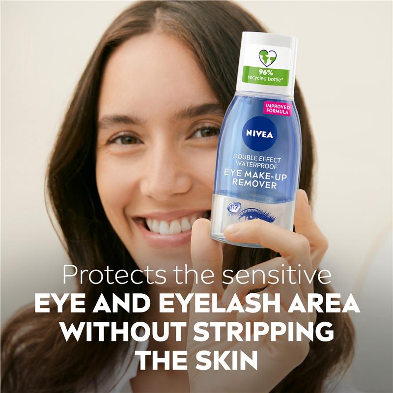 NIVEA Daily Essentials Double Effect Eye Makeup Remover 125ml