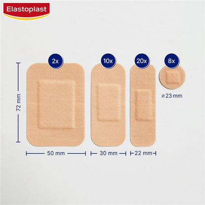 Elastoplast Flexible Fabric Strips Assorted 40 Pack