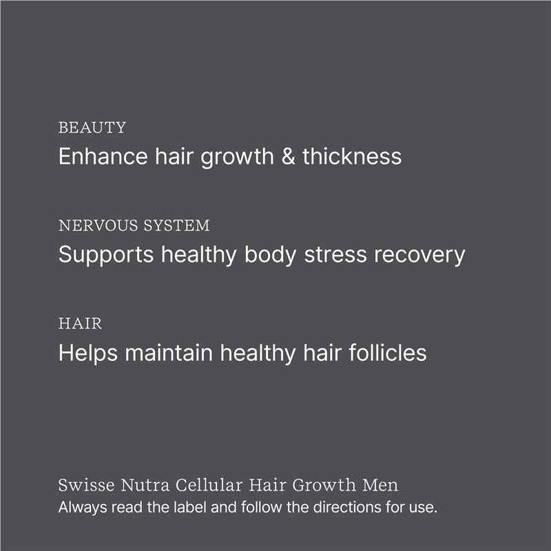 Swisse Nutra Cellular Hair Growth Mens 60 Tablets