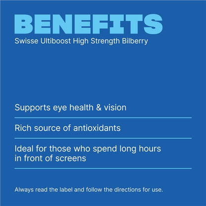 Swisse Ultiboost Bilberry 30 Tablets