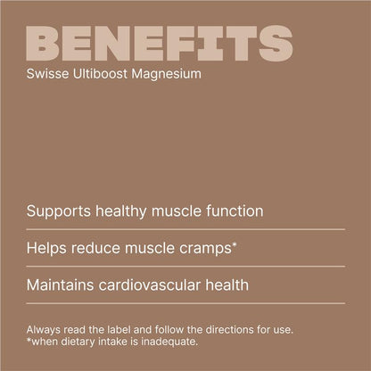 Swisse Ultiboost Magnesium 60 Tablets - GimmeNow