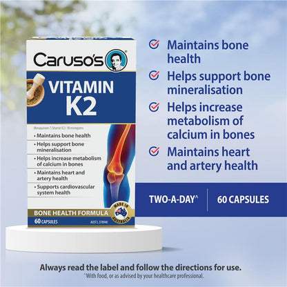 Carusos Vitamin K2 60 Capsules