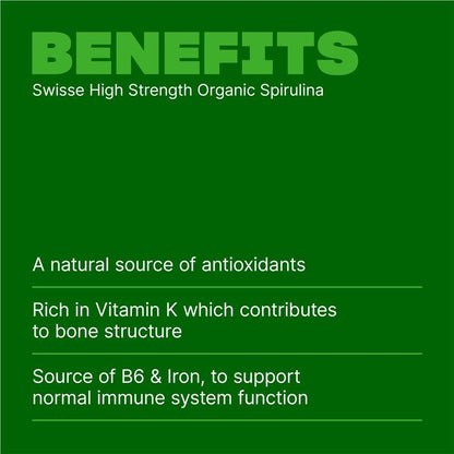Swisse Organic Spirulina 1000mg 200 Tablets