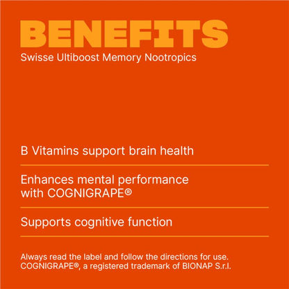 Swisse Ultiboost Memory Nootropics 60 Tabs