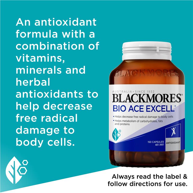 Blackmores Bio Ace Excell 150 Capsules - GimmeNow