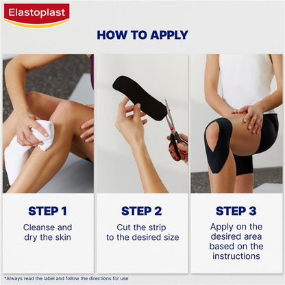 Elastoplast Kinesiology Tape Black 5cm x 5m 1 Roll - GimmeNow