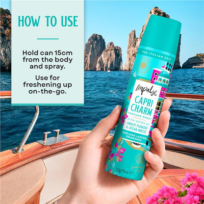 Impulse Body Spray Capri Charm 75ml