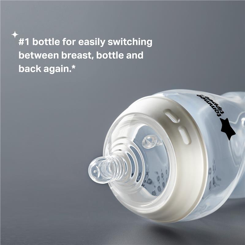 Tommee Tippee Natural Start 260ml PP Decorated Bottles 2 Pack