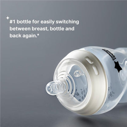 Tommee Tippee Natural Start 260ml PP Decorated Bottles 2 Pack