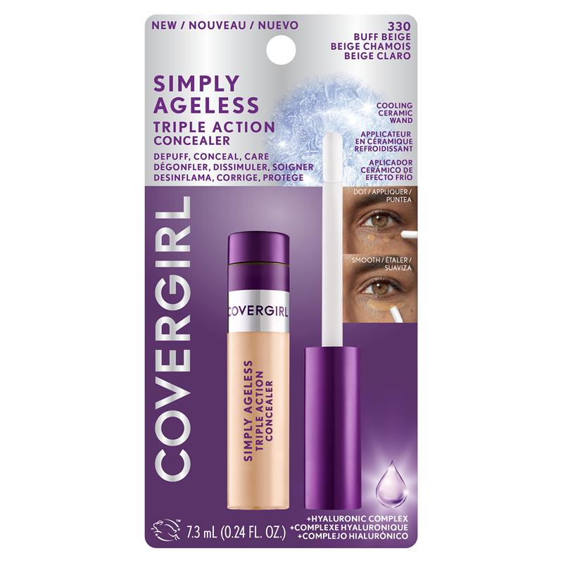 Covergirl Simply Ageless Triple Action Concealer 330 Buff Beige 7.3ml