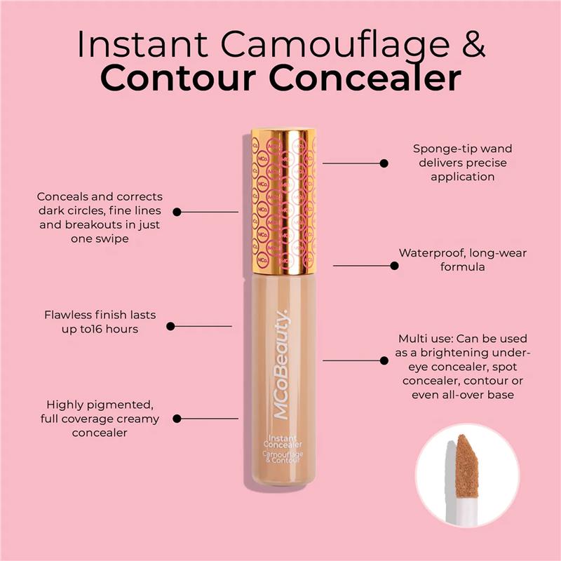 MCoBeauty Instant Concealer Camouflage & Contour Ivory NEW