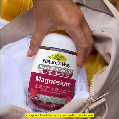 Nature's Way Adult Vita Gummies High Strength Magnesium 60 Pastilles