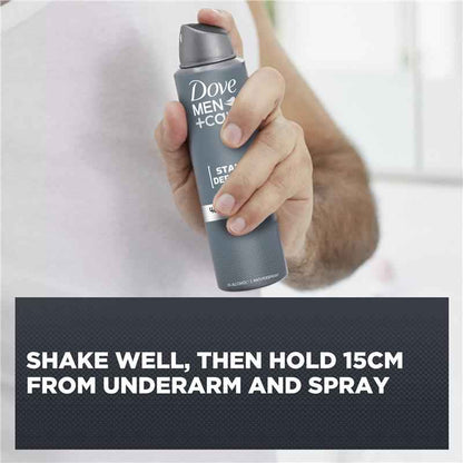 DOVE MEN + Care Antiperspirant Base Stain Defence 250ml