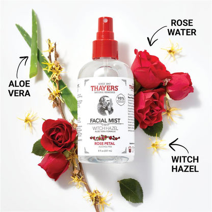 Thayers Rose Alcohol Free Mist Toner With Witch Hazel Aloe Vera 237ml