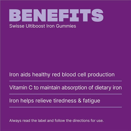Swisse Iron Gummies 50 Pack