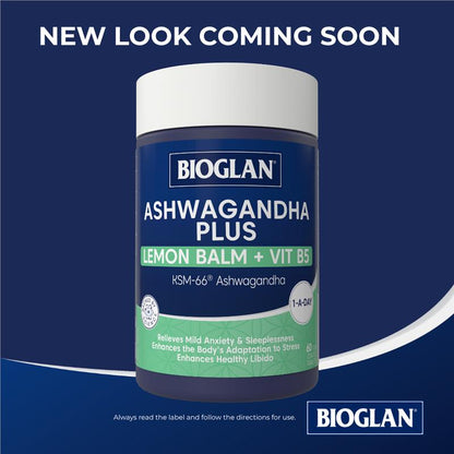 Bioglan Ashwagandha Plus 60 Tablets