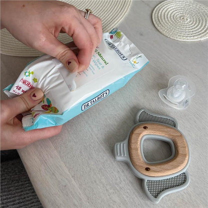 Nuby Bamboo Citroganix Pacifier and Teether Wipes 48 Pack