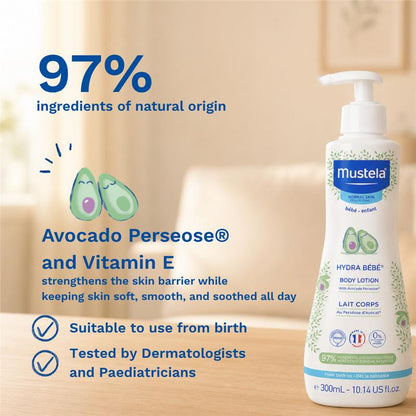 Mustela Hydra-Bebe Body Lotion 300ml