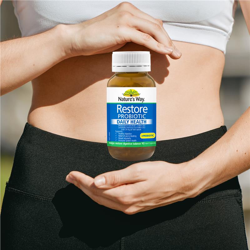 Nature's Way Restore Daily Probiotic 90 Capsules