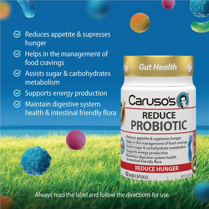 Carusos Reduce Probiotic 42 Capsules