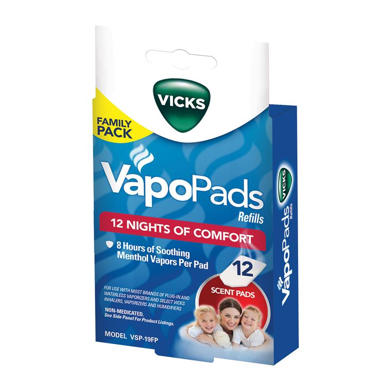 Vicks Vapopads Refills Family 12 Pack