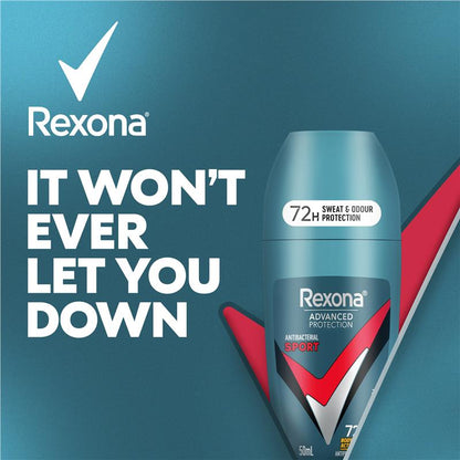 Rexona Men Advanced Antiperspirant Roll On Antibacterial Sport 50ml