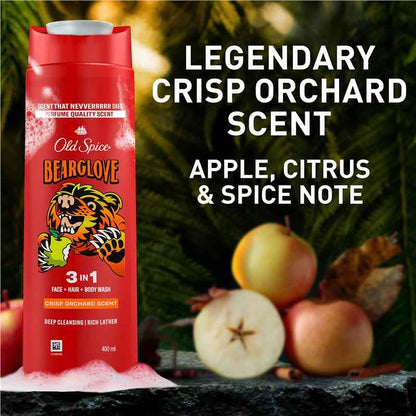 Old Spice Bearglove 3 in 1 Body Wash 400ml