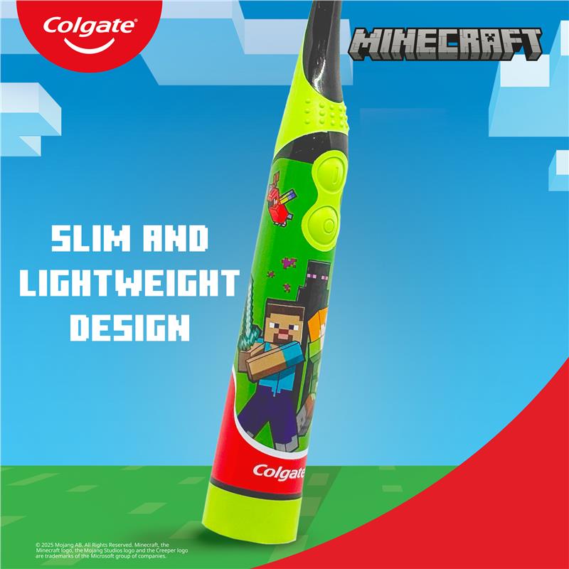 Colgate Toothbrush Kids Sonic Battery Toothbrush Minecraft