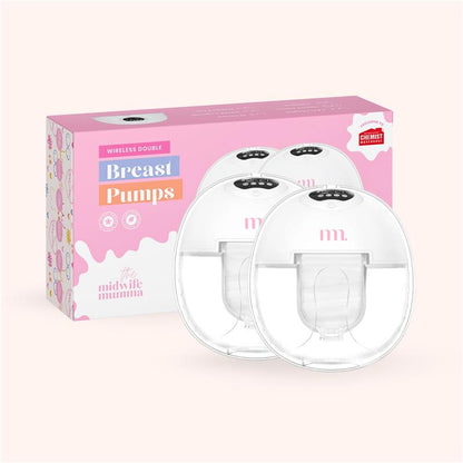 The Midwife Mumma Double Breast Pump Handsfree with Carry Case Exclusive - GimmeNow