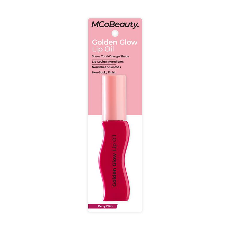 MCoBeauty Golden Glow Lip Oil Berry Bliss
